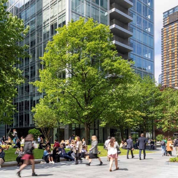 Bishops Square, London Borough of Tower Hamlets, for Spitalfields Development Group, with Foster + Partners and SEAM