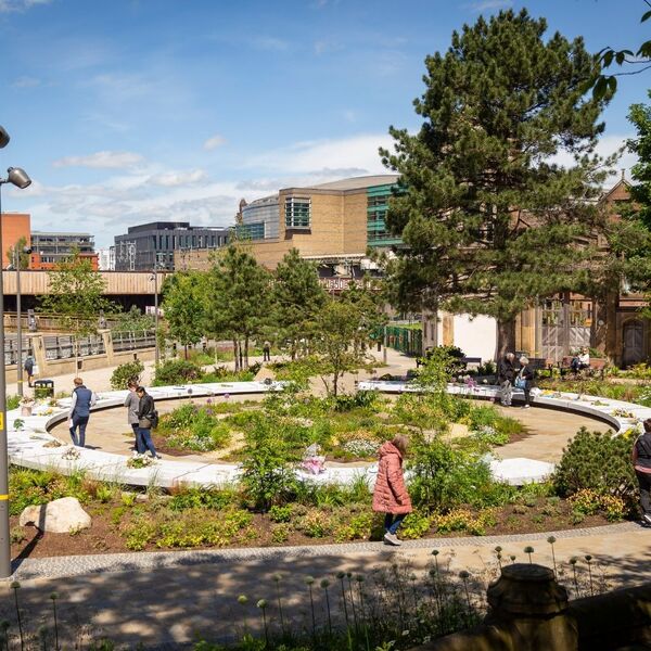 Glade of Light, Manchester, for Manchester City Council, with Galliford Try, BCA Landscape, Planit, Civic Engineers