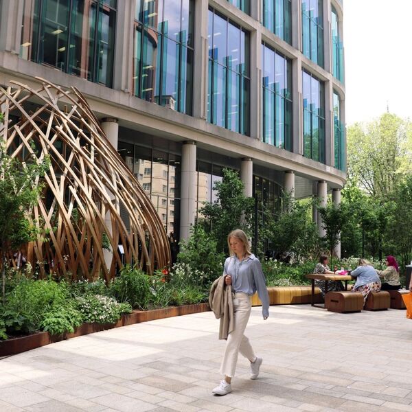 Regents Place, London Borough of Camden, for British Land, with Townshend Landscape Architects and Nex Architects