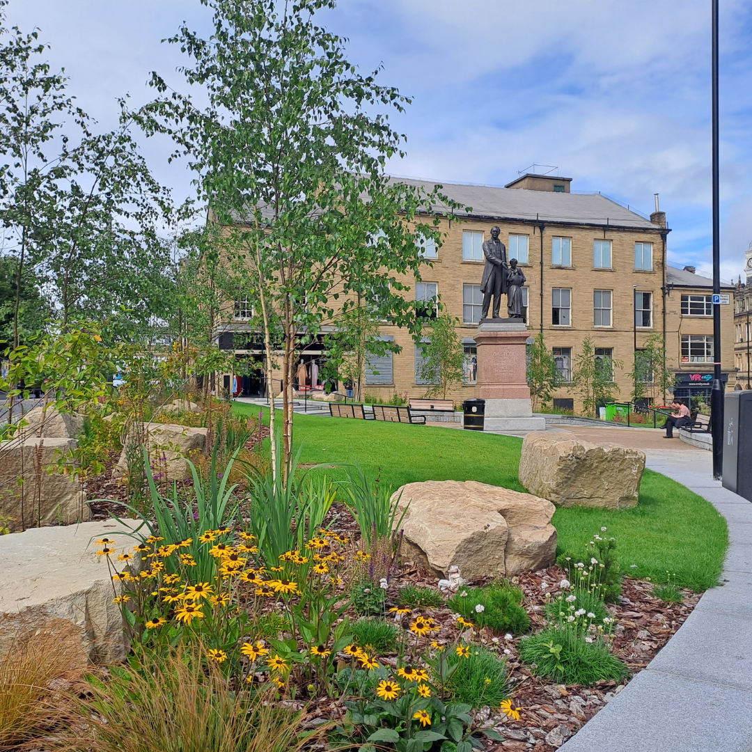 Bradford’s Top of Town Public Realm, Bradford for City of Bradford Metropolitan District Council with Turner & Townsend, Eric Wright Civil Engineering, Gavin Jones Ltd, Social Communication Group, Public Sector Access Limited, National Lottery Heritage Fu