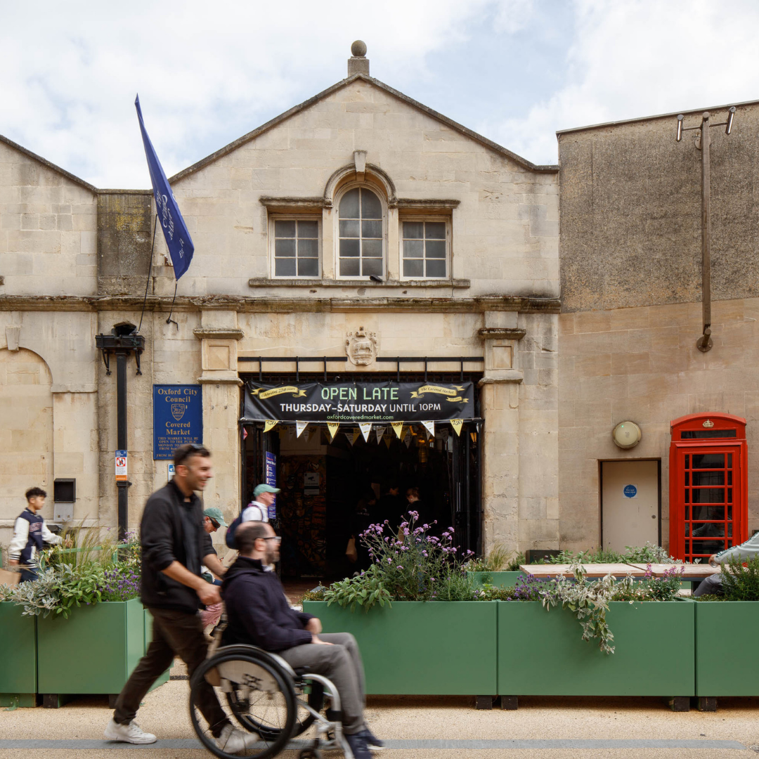 Market Street, Oxford for Oxford City Council with Urban Movement and Civic Engineers