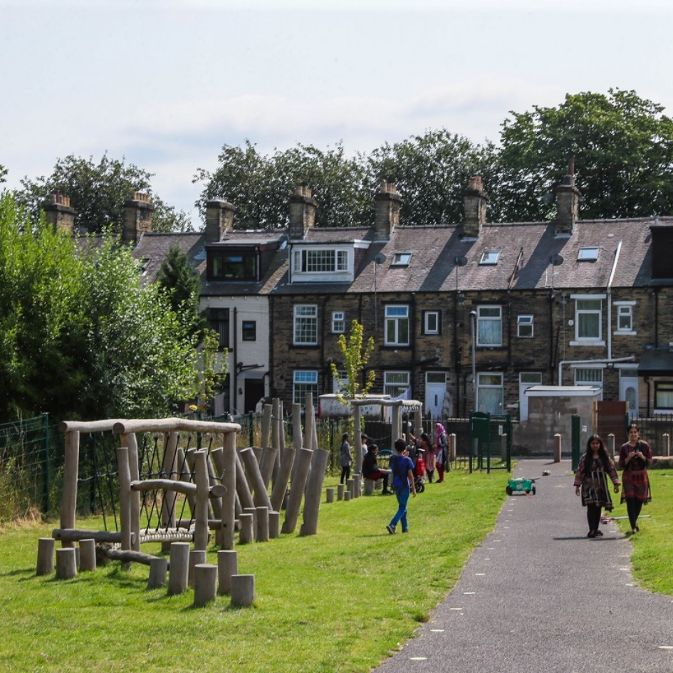 Growing Together, Bradford for City of Bradford Metropolitan District Council and Bradford Health Research Institute with Exemplar Project: Kashmir Park, JU:MP, Active Bradford, Local Schools, Sport England, Department for Transport, Active Travel Fund