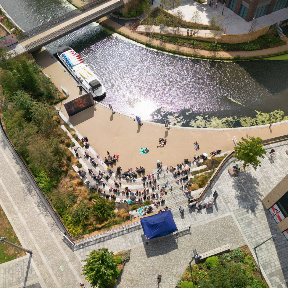 Greenford Quay, London Borough of Ealing for Greystar and Ivanhoe Cambridge with Tide Construction, Vision and HTA Design