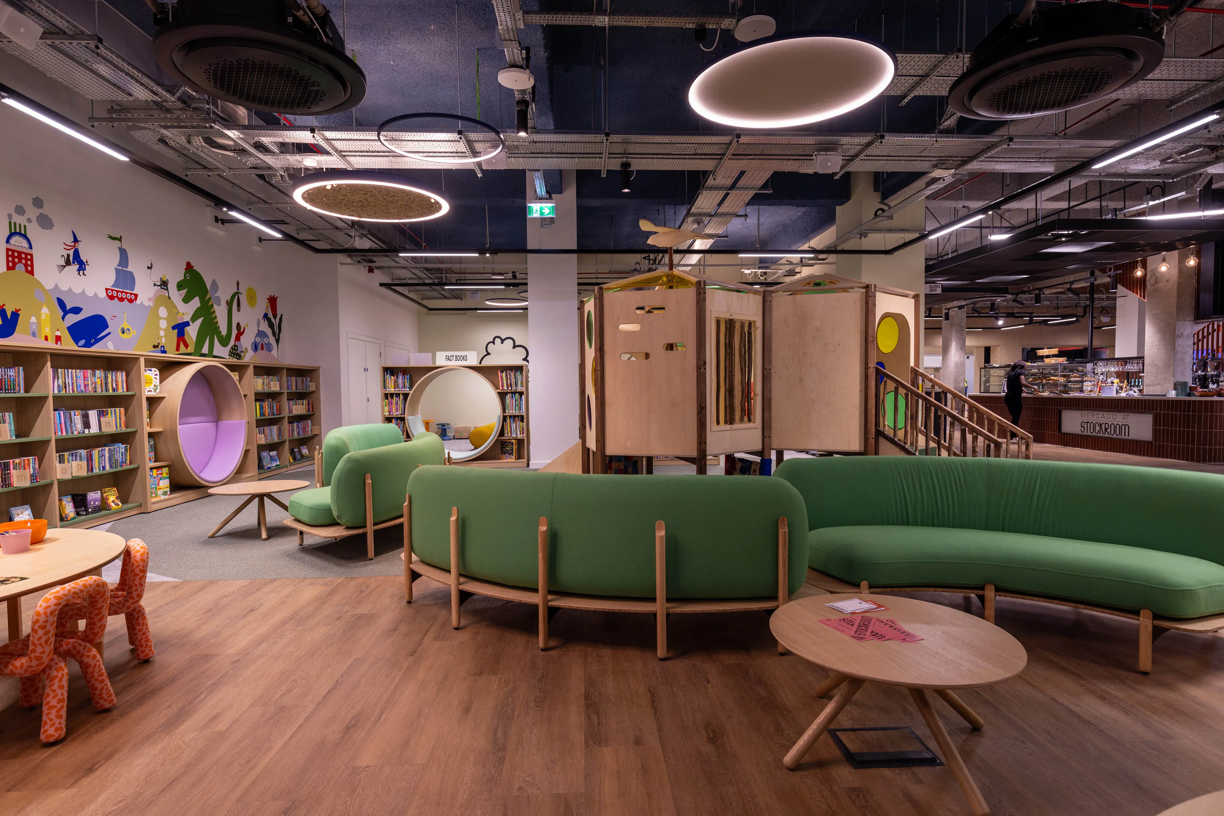 Stockroom, Stockport for Stockport Council with AEW Architects, Kier and SpaceInvader